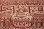 antique american flat woven ingrain rug 2755 vase Nazmiyal