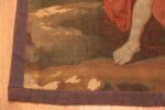 Corner antique French tapestry rug 463 by Nazmiyal