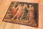 Full antique French tapestry rug 463 by Nazmiyal