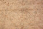 Ivory Antique Indian Cotton Agra Rug 40770 Central Medallion Nazmiyal