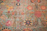 antique indian agra rug 40317 field Nazmiyal