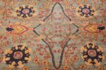 antique indian agra rug 40317 middle Nazmiyal
