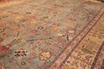 antique indian agra rug 40317 side Nazmiyal