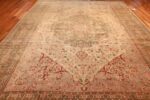 fine antique haji jalili tabriz persian rug 3035 full Nazmiyal