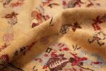 Pile Small Tribal Gold Antique Turkish Ghiordes rug 40843 by Nazmiyal