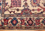small scatter size antique persian kerman rug 42480 border Nazmiyal