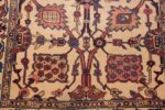 small scatter size antique persian kerman rug 42480 down Nazmiyal