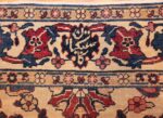 small scatter size antique persian kerman rug 42480 signature Nazmiyal