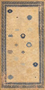 rare antique 17th century chinese ningsia rug 3285 Nazmiyal