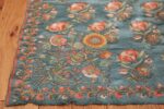 Collectible Antique Ottoman Silk Embroidery 42621 Side Corner Nazmiyal