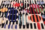 Yaacov Agam Wall Tapestry Rug #42736 - Nazmiyal