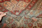 Antique Room Size Persian Mohtashem Kashan Rug 42624 (1)