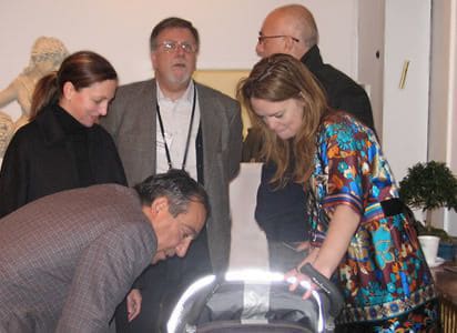 Jason Nazmiyal, Alberto Boralevi , Betsy Murphy, Karin and Moshe Tabibnia, and Baby Tabibnia Jason Nazmiyal, Alberto Boralevi , Betsy Murphy, Karin and Moshe Tabibnia, and Baby Tabibnia at Antique Turkish Kilim Exhibit at Nazmiyal
