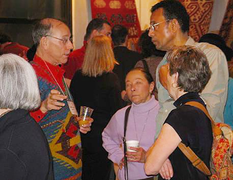 Marshall Wolf, Jeanette and Tripp Miller Marshall Wolf, Jeanette and Tripp Miller at Antique Anatolian Kilim Exhibit at Nazmiyal