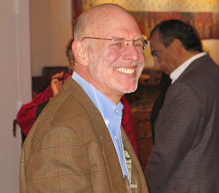 Mark Shilen Mark Shilen at Antique Anatolian Kilim Exhibit at Nazmiyal
