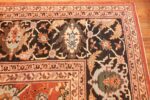 large oversized antique persian rust color sultanabad rug 42746 corner Nazmiyal
