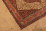 Corner detail Antique Central Asia felt rug 41408 by Nazmiyal