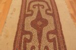 Field Kyrgyz antique central Asian hall runner felt rug 41407 by Nazmiyal