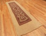 Full Kyrgyz antique central Asian hall runner felt rug 41407 by Nazmiyal