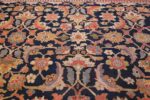 Oversized Antique Persian Ziegler Sultanabad Rug 3325 White Middle Nazmiyal