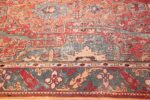 rare antique 17th century gallery size khorassan persian rug 3289 border Nazmiyal