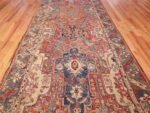 rare antique 17th century gallery size khorassan persian rug 3289 center Nazmiyal