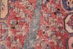 rare antique 17th century gallery size khorassan persian rug 3289 closeup Nazmiyal