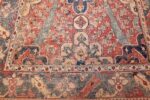 rare antique 17th century gallery size khorassan persian rug 3289 side Nazmiyal