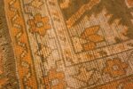 Weave Antique Turkish green Oushak runner rug 42997 by Nazmiyal