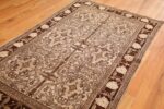 antique indian agra rug 3130 side Nazmiyal