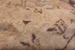 Tribal Large Antique Turkish Ghiordes Rug 40665 Ivory Pile Nazmiyal