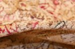 antique indian agra oriental rug 40535 pile Nazmiyal