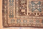 brown earth tone tribal antique persian malayer runner rug 43059 corner Nazmiyal