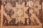 brown earth tone tribal antique persian malayer runner rug 43059 knots Nazmiyal