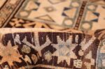 brown earth tone tribal antique persian malayer runner rug 43059 pile Nazmiyal