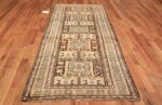 brown earth tone tribal antique persian malayer runner rug 43059 whole Nazmiyal