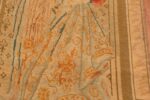 Close-up antique English tapestry rug 868 by Nazmiyal