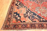 Corner Fine room size Antique Persian Serapi rug 2570 by Nazmiyal