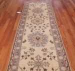 decorative antique turkish oushak runner rug 41776 field Nazmiyal