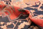 Pile Fine room size Antique Persian Serapi rug 2570 by Nazmiyal