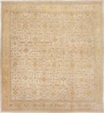 Square Antique Sultanabad Persian Rug #1340 by Nazmiyal Antique Rugs