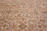 Square Size Antique Sultanabad Persian Rug 1340 Field Closeup Nazmiyal