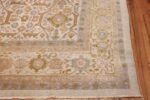 Square Size Antique Sultanabad Persian Rug 1340 Side Corner Nazmiyal