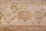 Square Size Antique Sultanabad Persian Rug 1340 Soft Color Flowers Nazmiyal