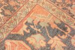 Weave detail Fine room size Antique Persian Serapi rug 2570 by Nazmiyal