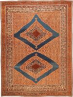 Antique Persian Afshar Rug #70132 by Nazmiyal Antique Rugs