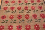 antique romanian flat woven bessarabian kilim rug 3123 field Nazmiyal