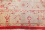 antique turkish oushak rug 2988 border Nazmiyal