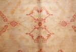 antique turkish oushak rug 2988 flower Nazmiyal