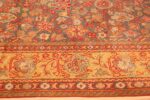 Border Antique Gray Background English Axminster rug 2772 by Nazmiyal